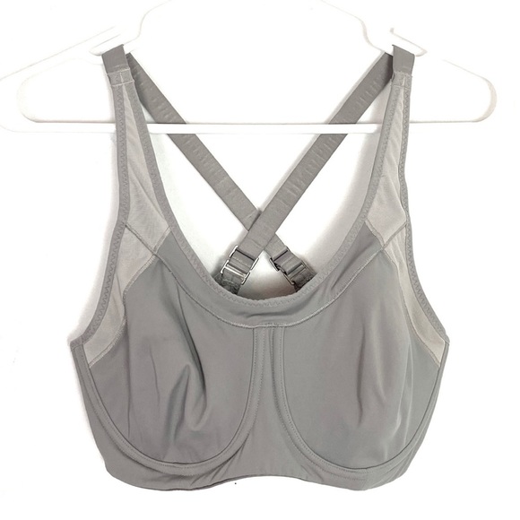 Athleta Gray Sports Bra - Picture 2 of 16